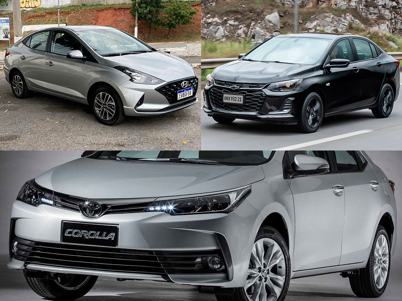 0 km ou usado: HB20S, Onix Plus ou partir para um Corolla 2018?