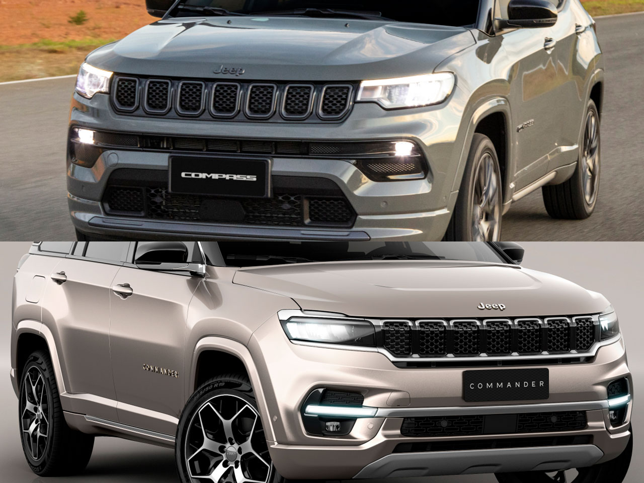 Ambos com motorização diesel: Jeep Commander seminovo ou um Compass 0 km?