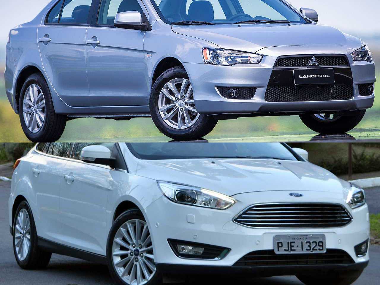 Ford Focus Fastback SE Plus ou um Mitsubishi Lancer HL-T?