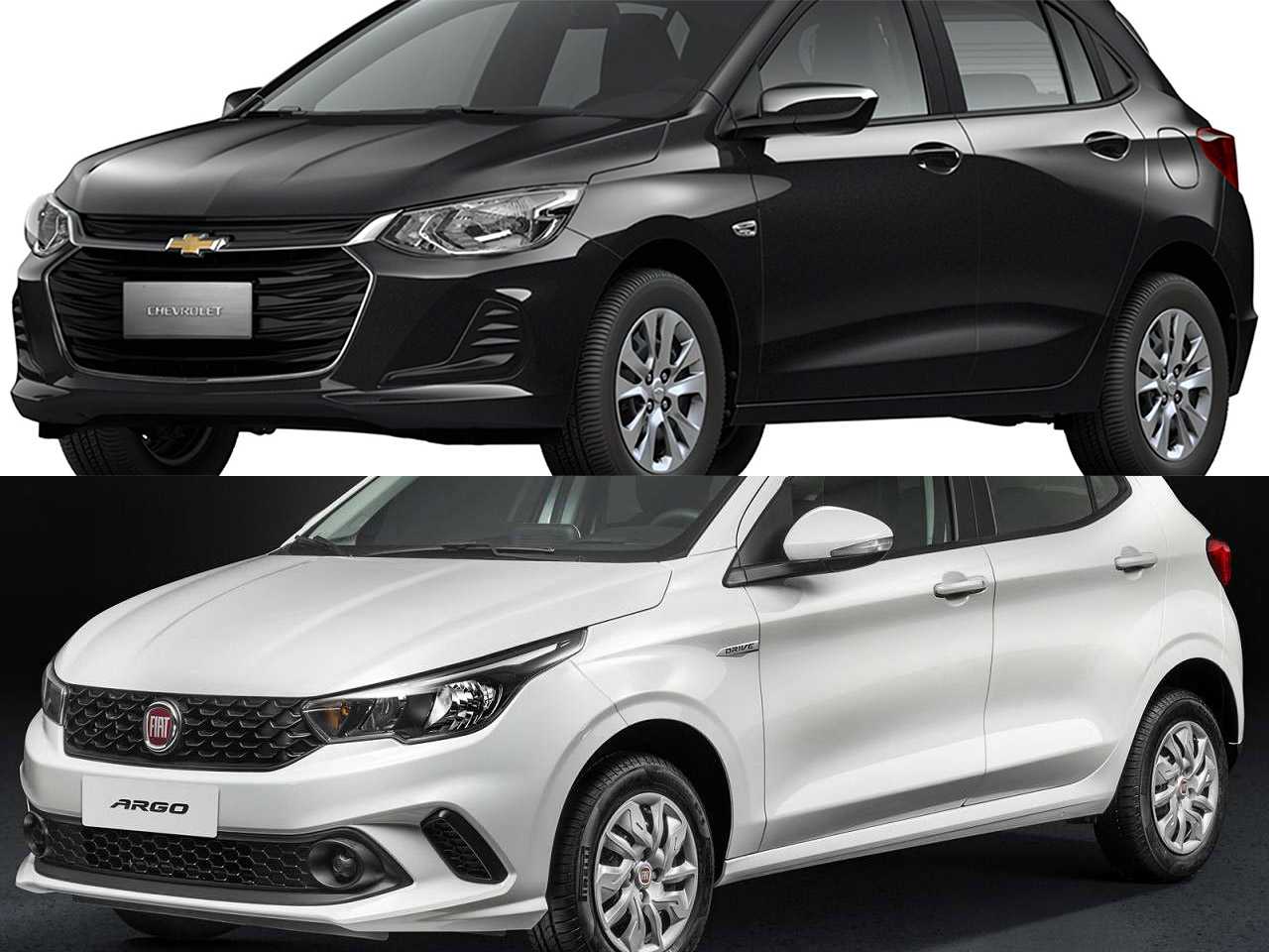Entre R$ 55 mil e R$ 60 mil: Chevrolet Onix ou Fiat Argo, ambos 1.0 com câmbio manual?