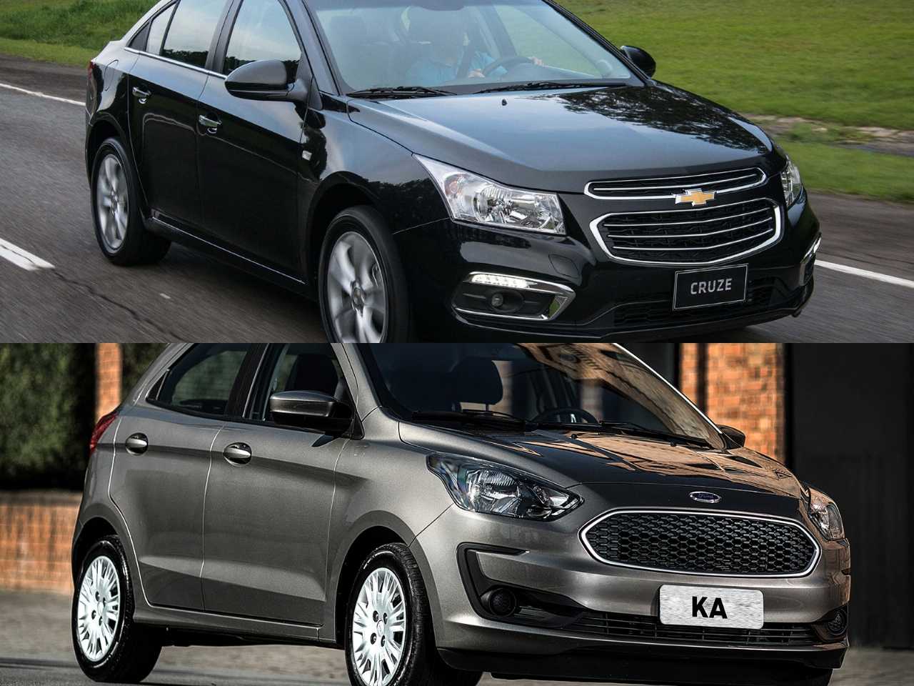 Carro novo ou usado: Ka SE Plus 0 km ou um Cruze 2015?