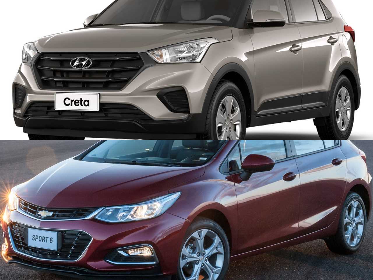 Carro para família com 4 pessoas: Cruze Sport6 ou um Creta Attitude?