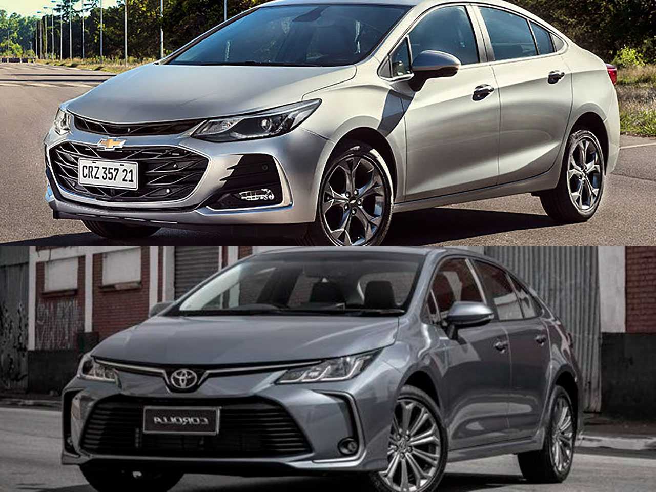 Chevrolet Cruze LTZ ou um Toyota Corolla XEi?