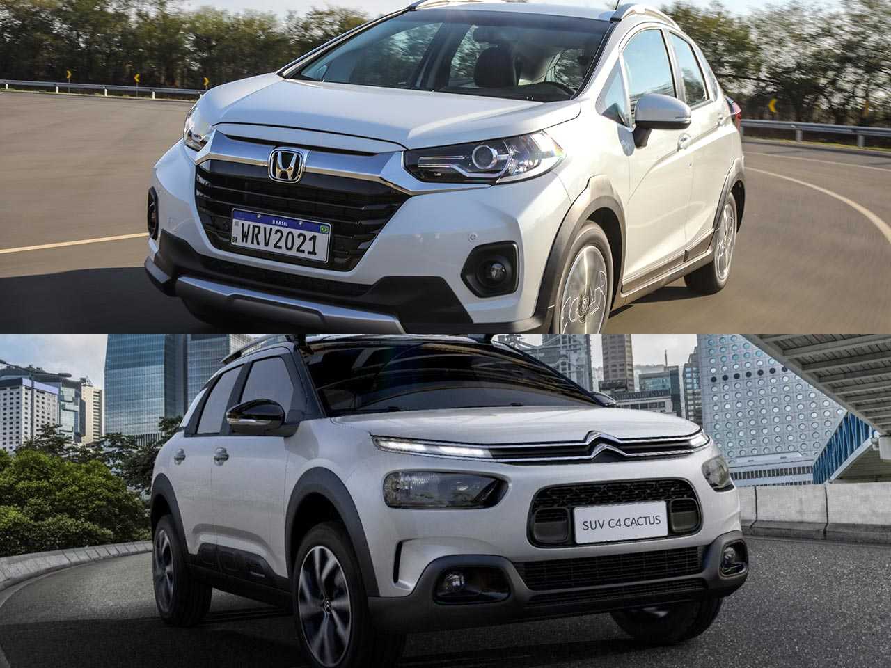 Citroën C4 Cactus Shine Pack ou um Honda WR-V EXL?