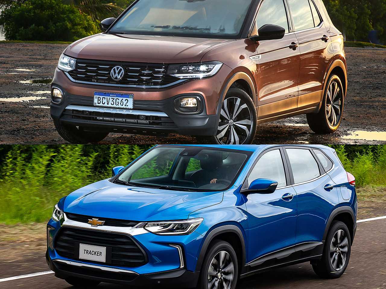 Compra com isenção de IPI: Chevrolet Tracker Premier 1.2 ou VW T-Cross Highline?