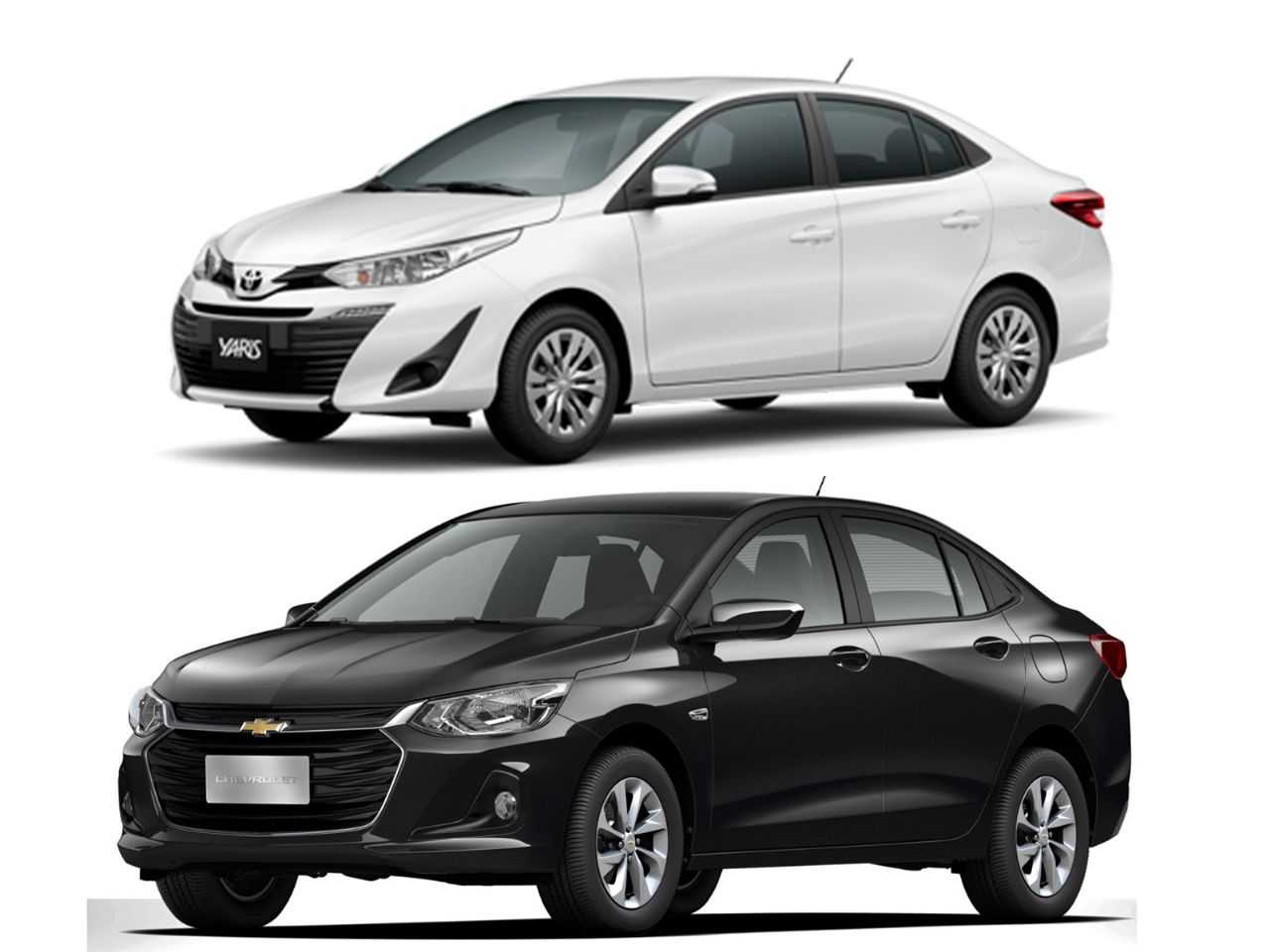 Compra com isenção e pensando na revenda: Toyota Yaris Sedã ou Chevrolet Onix Plus?