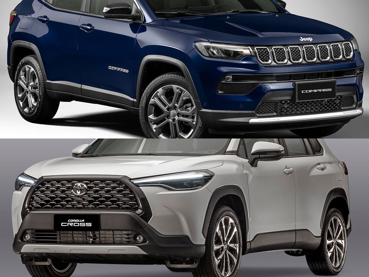 Compra com isenção: Jeep Compass Longitude ou Toyota Corolla Cross XRE?