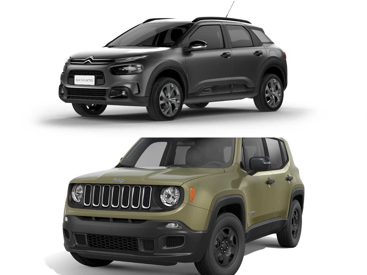 Compra com isenção: Jeep Renegade ou um Citroën C4 Cactus?