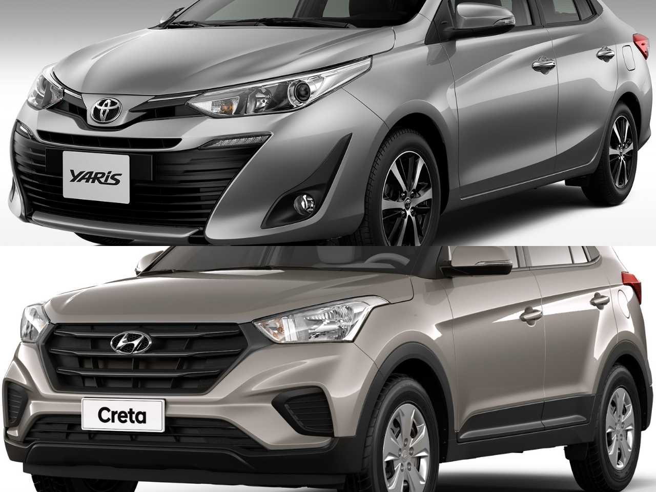 Compra com isenção: Toyota Yaris Sedã ou um Hyundai Creta?