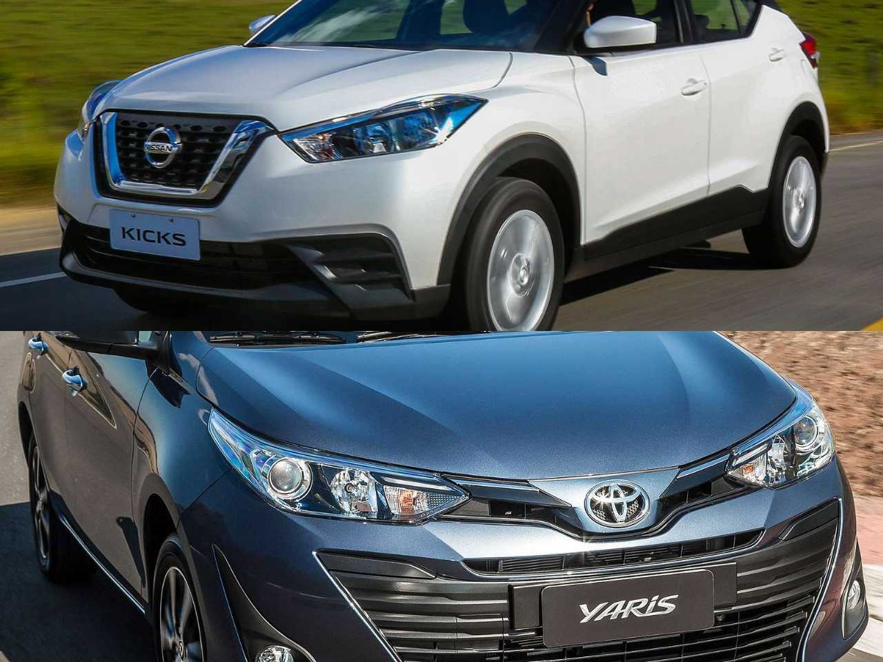 Compra com isenção: Yaris Sedã XL ou um Nissan Kicks S Direct?