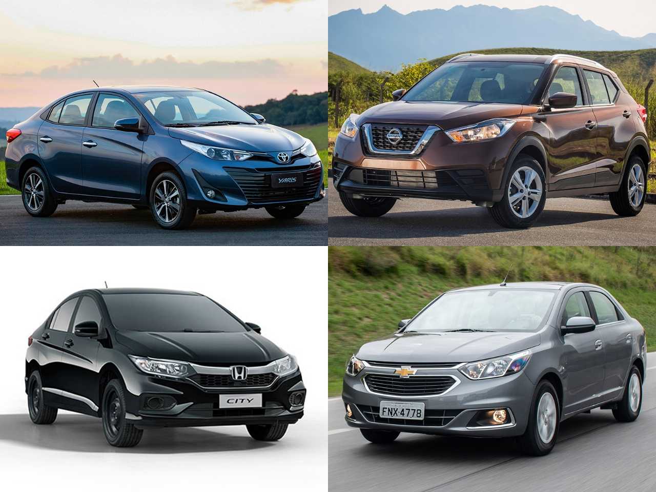 Compra PcD: City Personal, Cobalt LT, Kicks S Direct ou Yaris Sedã XL CVT?