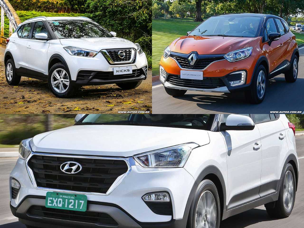 Compra PcD: Hyundai Creta, Nissan Kicks ou Renault Captur?