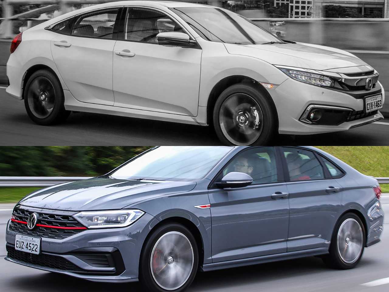 Considerando a revenda: VW Jetta GLI ou um Honda Civic Touring?