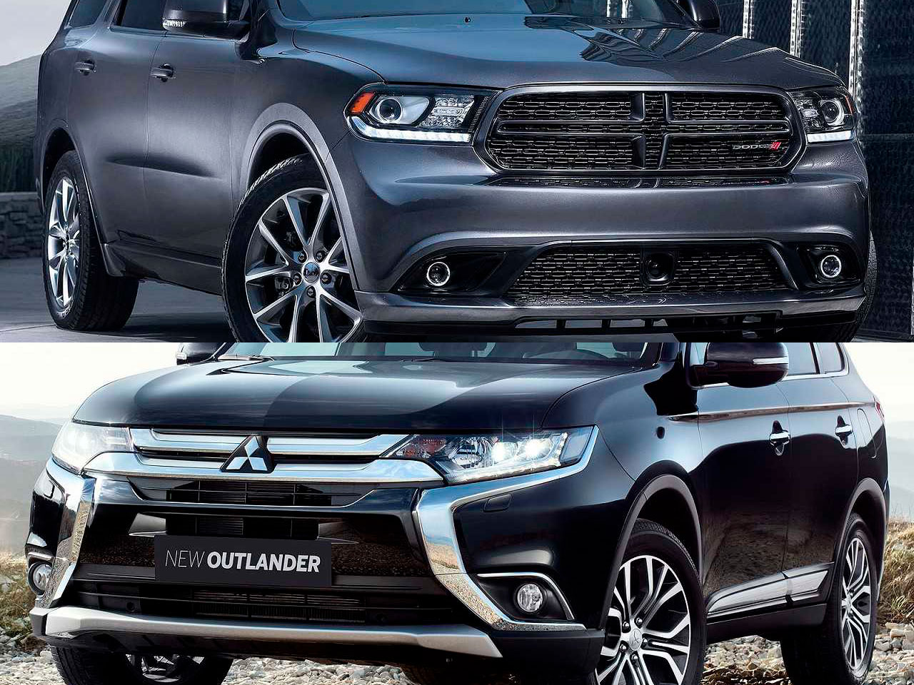 Dodge Durango 2013 ou um Mitsubishi Outlander 2016?
