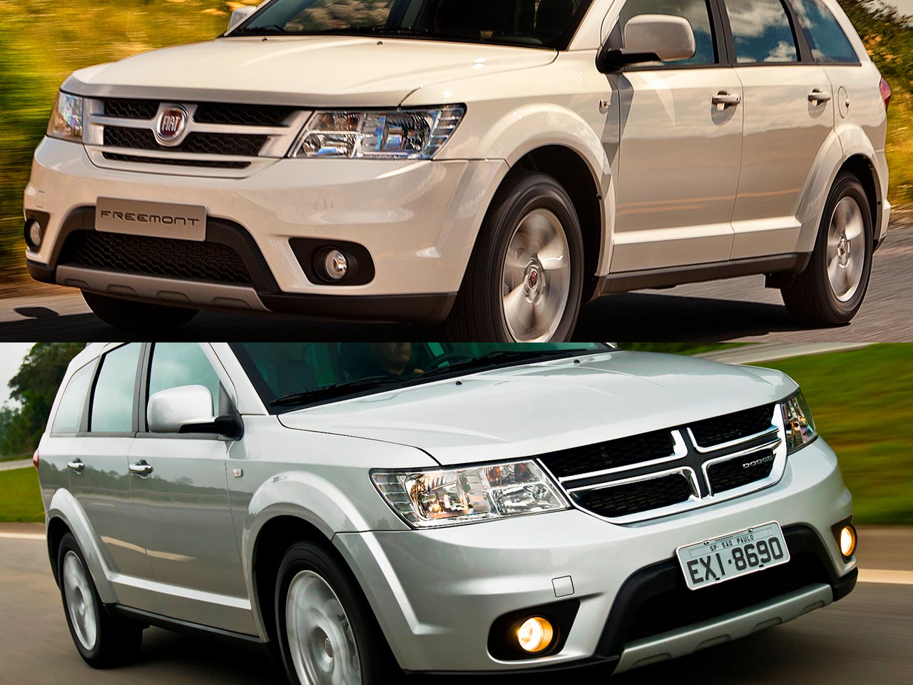Dodge Journey ou Fiat Freemont: qual é a melhor escolha?