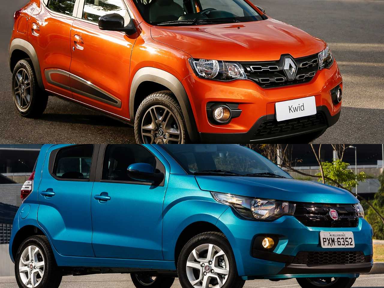 Duelo de pequenos: Renault Kwid ou um Fiat Mobi?