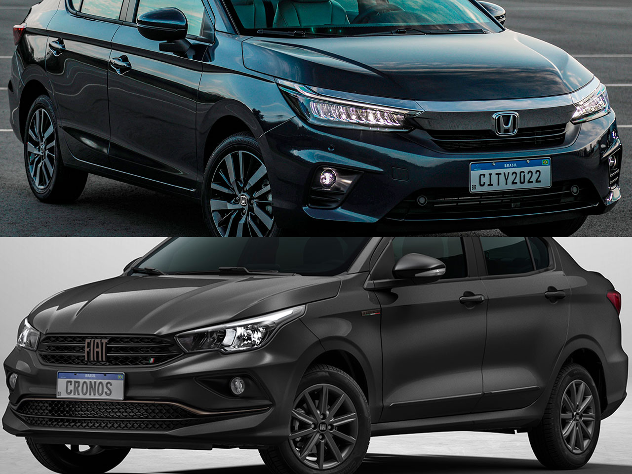 Fiat Cronos Drive com pacote S-Design ou um Honda City EX?