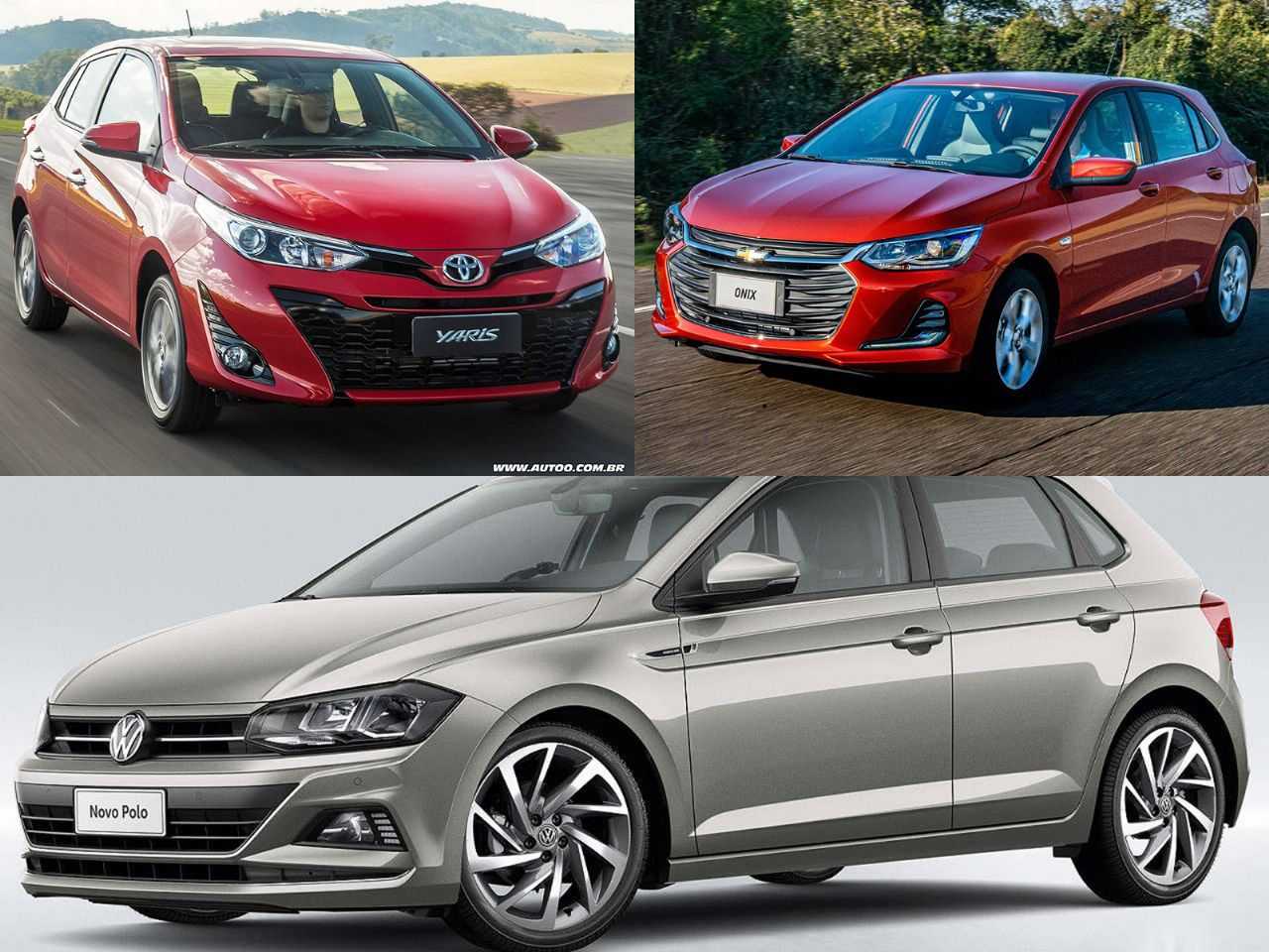Hatch para ficar por 8 anos sem ''dor de cabeça'': Yaris, Onix ou Polo?