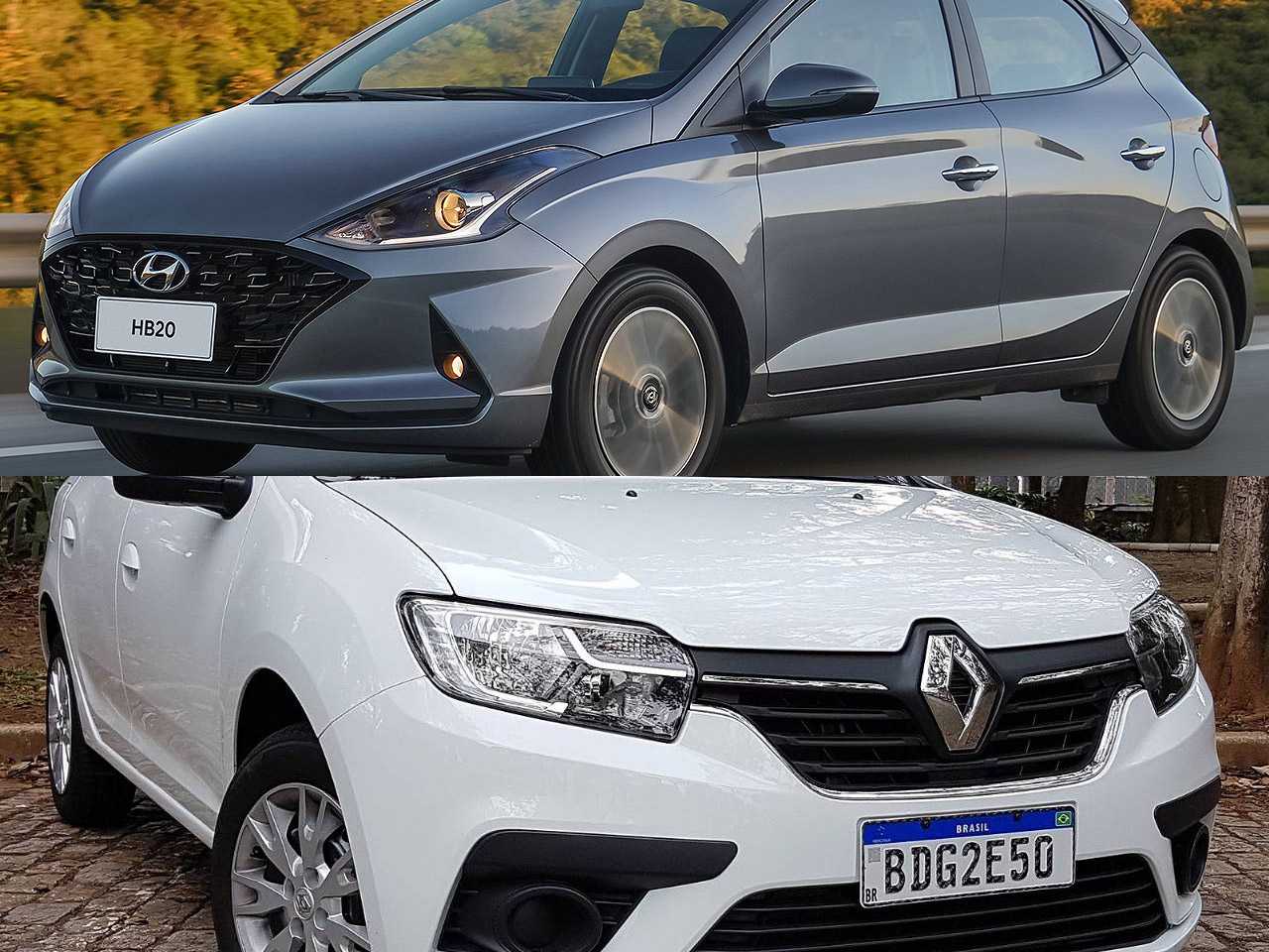 Hatches 1.0: Renault Sandero ou Hyundai HB20?