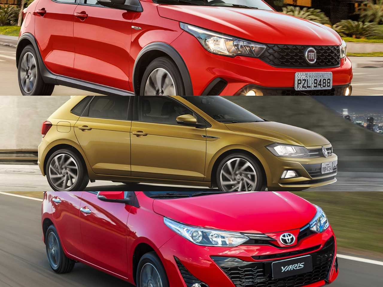 Hatches de R$ 80 mil: Argo HGT, Polo Highline ou Yaris XLS?