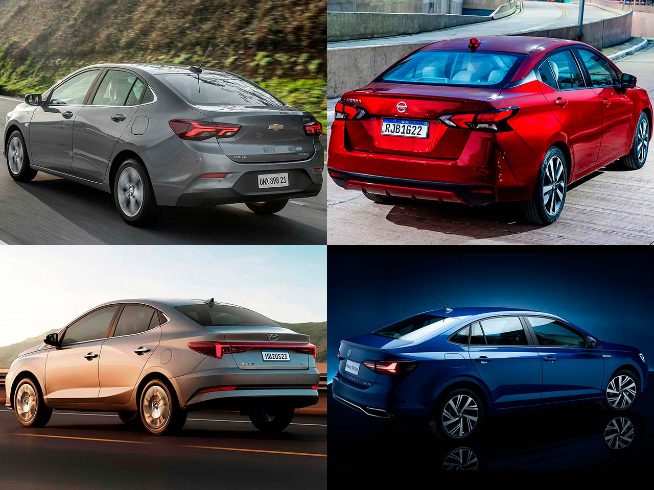 HB20S Platinum Plus, Onix Plus Premier, Versa Exclusive ou Virtus Highline?