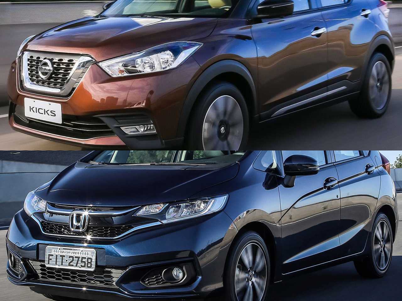 Honda Fit EXL ou um Nissan Kicks SL?