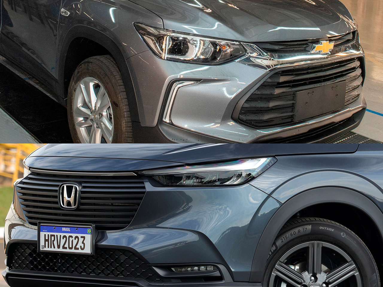 Honda HR-V EX ou um Chevrolet Tracker LT?