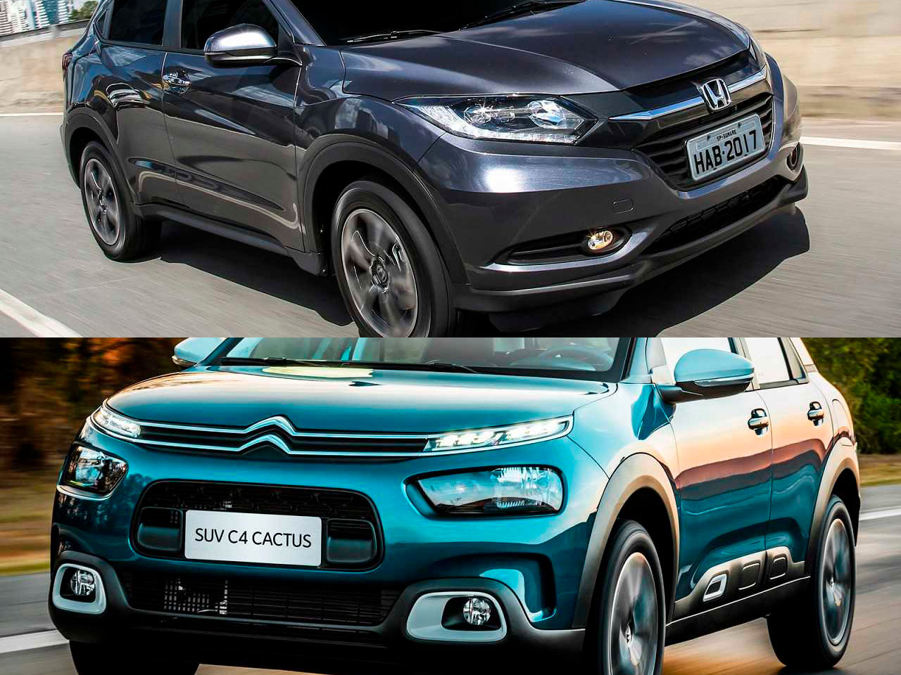 Honda HR-V EXL 2016 ou um Citroën C4 Cactus Shine Pack 2019?