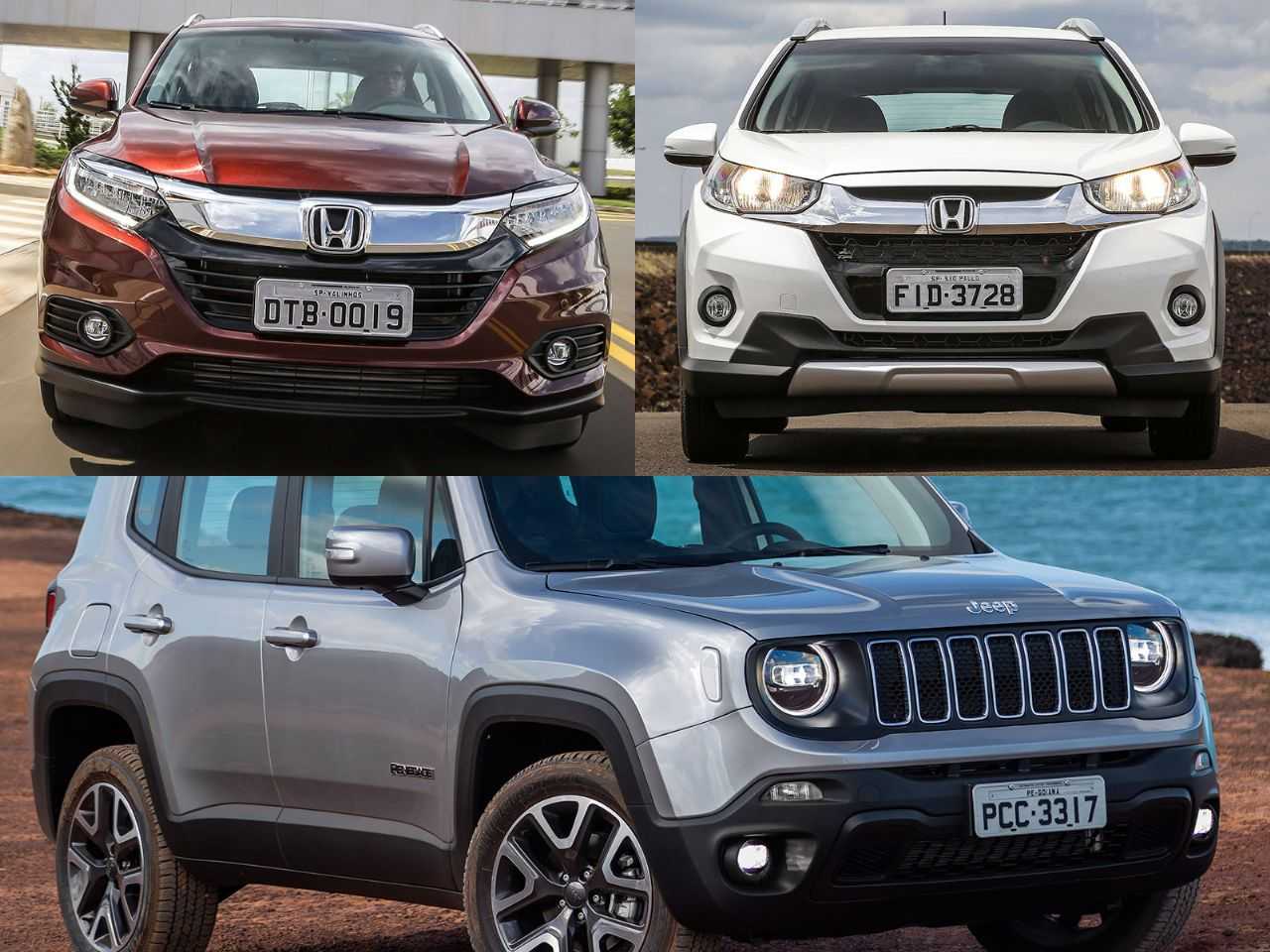 Honda WR-V topo de linha, HR-V de entrada ou um Jeep Renegade Sport?
