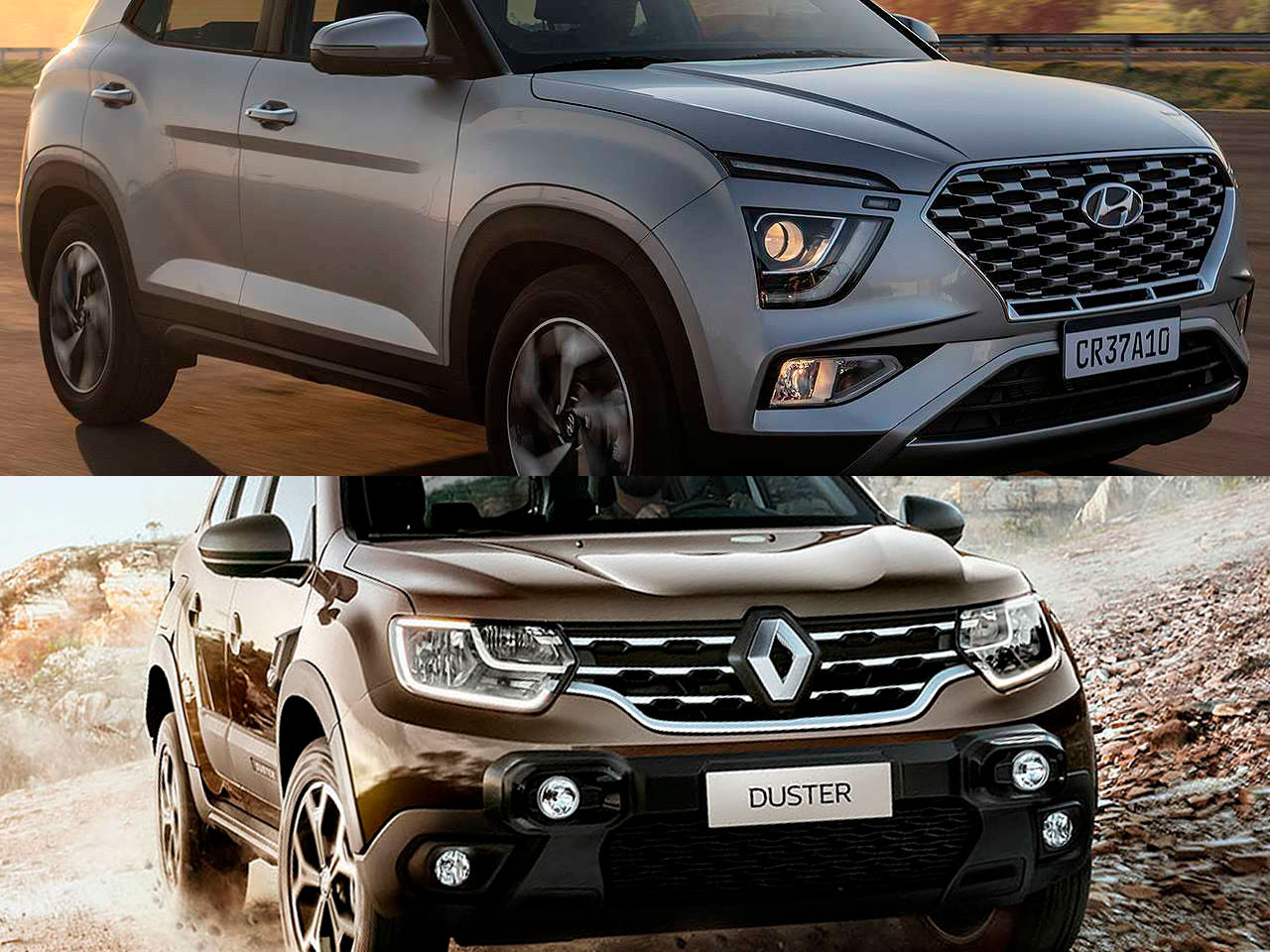 Hyundai Creta Platinum ou um Renault Duster Iconic 1.3 turbo?