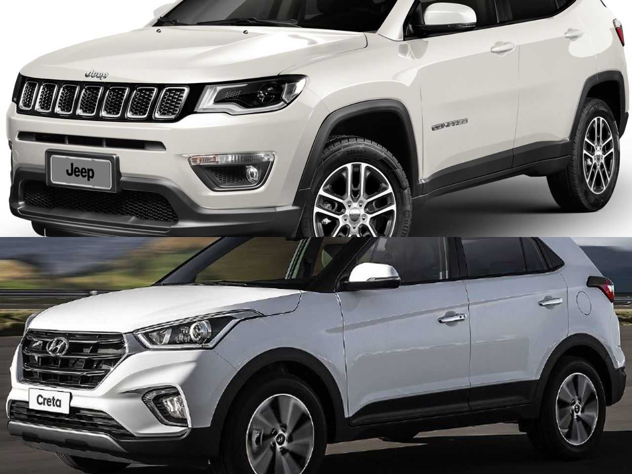 Jeep Compass de entrada ou um Hyundai Creta topo de linha?