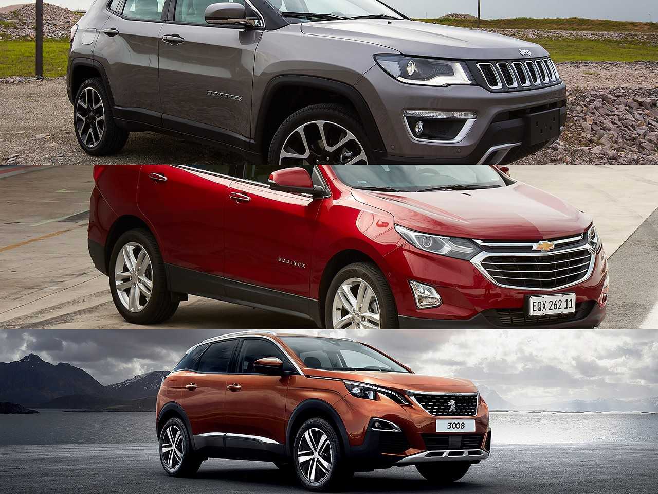 Jeep Compass Limited diesel, Chevrolet Equinox ou um Peugeot 3008?