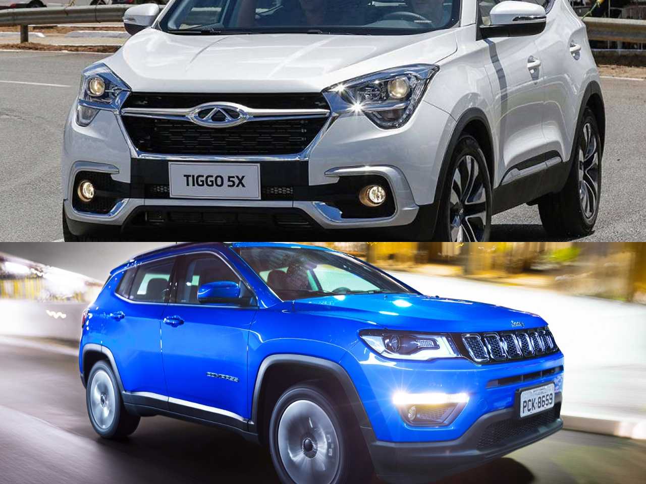 Jeep Compass seminovo ou um CAOA Chery Tiggo 5x 0 km?
