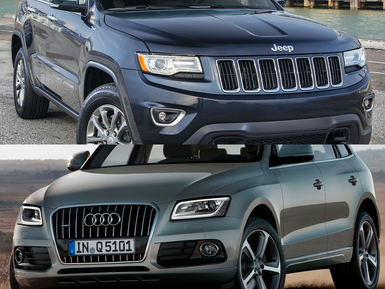 Jeep Grand Cherokee V6 2014 ou um Audi Q5 2013?