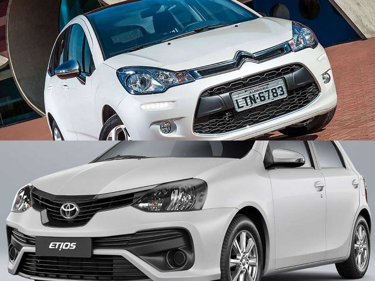 Melhor em custo-benefício, manutenção e consumo: Toyota Etios ou Citroën C3?