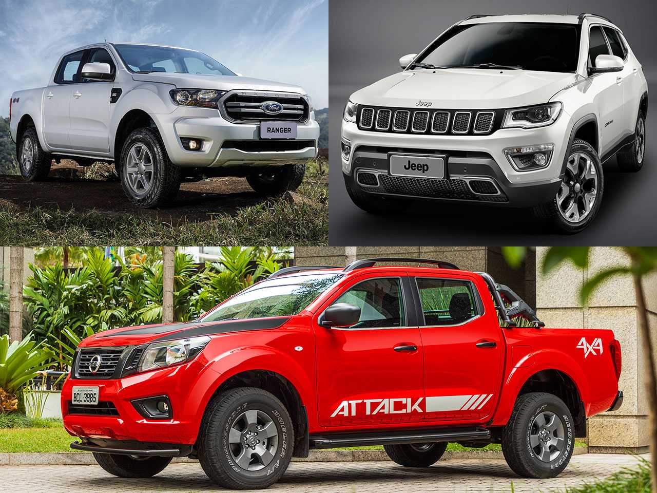Frontier Attack 2021, Ranger XLS 2022 ou um Compass Longitude diesel 2021?