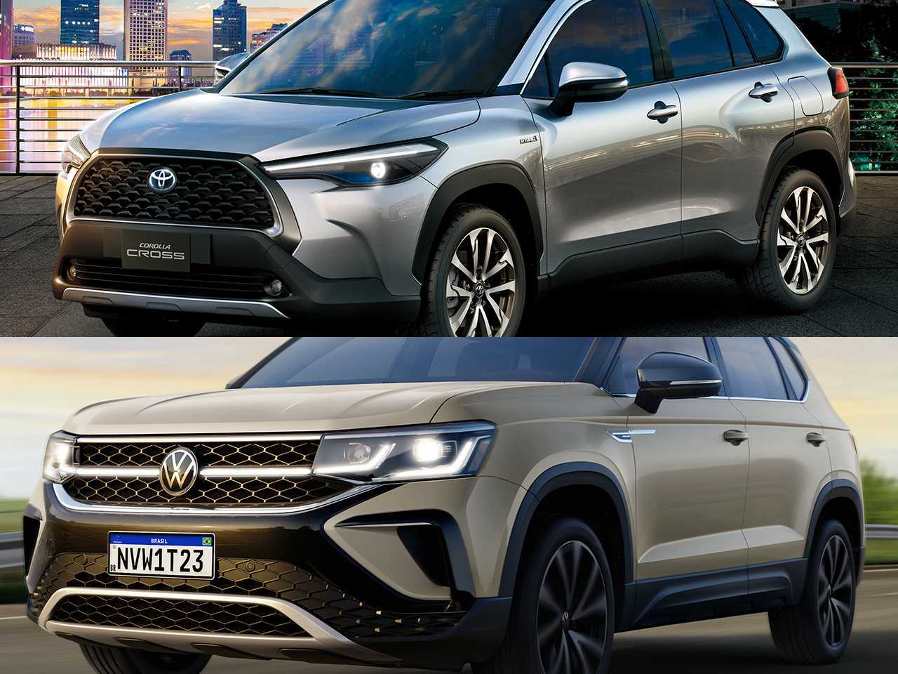 Olhando para o futuro: Toyota Corolla Cross ou VW Taos?