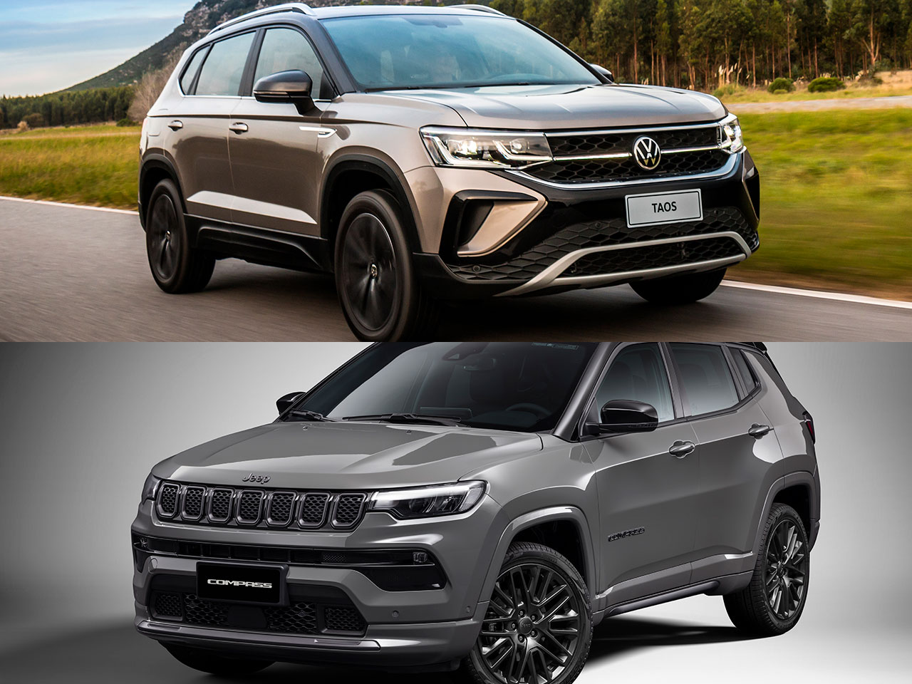 O que pesa mais na decisão: o projeto do VW Taos ou o sucesso comercial do Jeep Compass?