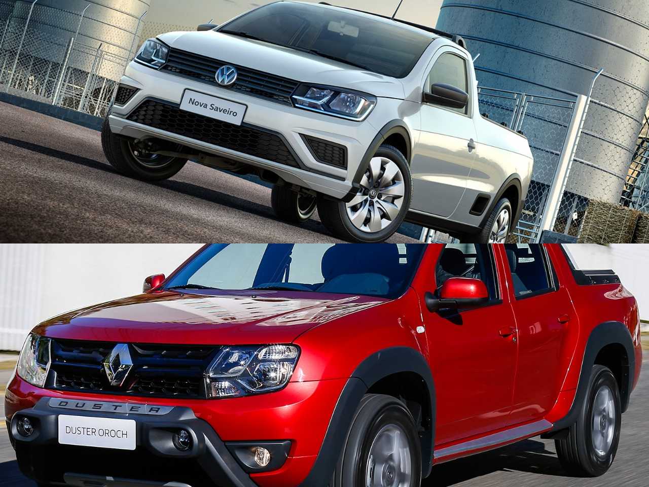 Pensando na liquidez e desvalorização: uma Saveiro Trendline ou uma Oroch Dynamique?