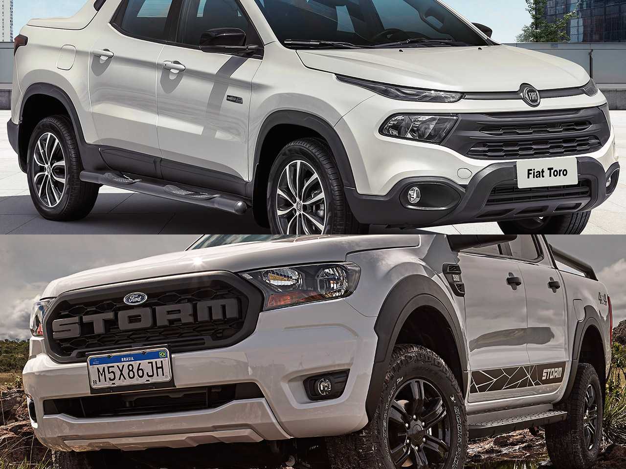 Picapes modelo 2021: optar pelas médias mais vendidas ou uma Fiat Toro?