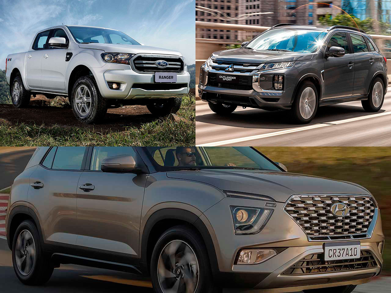 Ranger flex 2019, Outlander Sport ou um SUV compacto como o novo Creta?