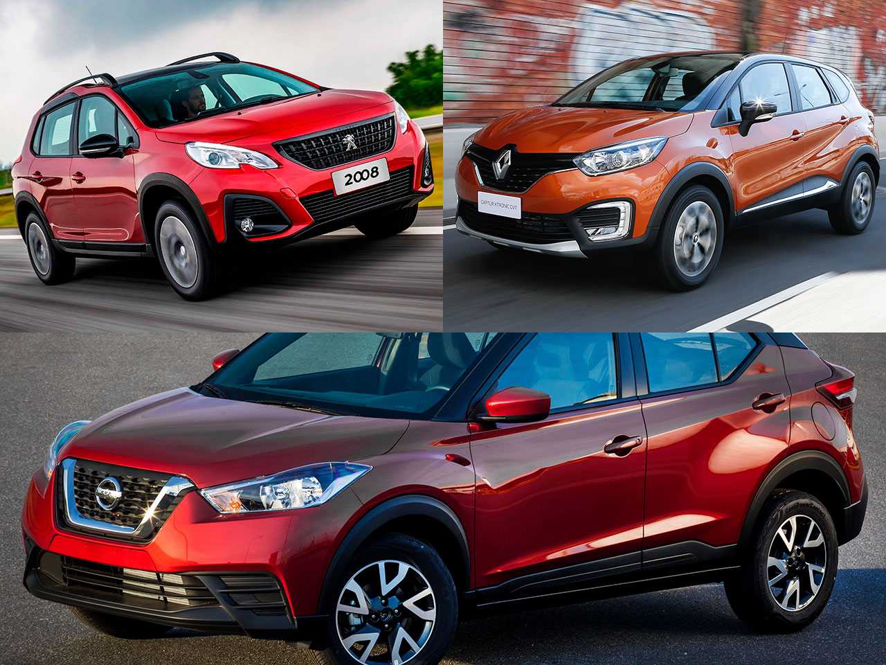 Captur ou Kicks usados ou partir para um Peugeot 2008 0 km?