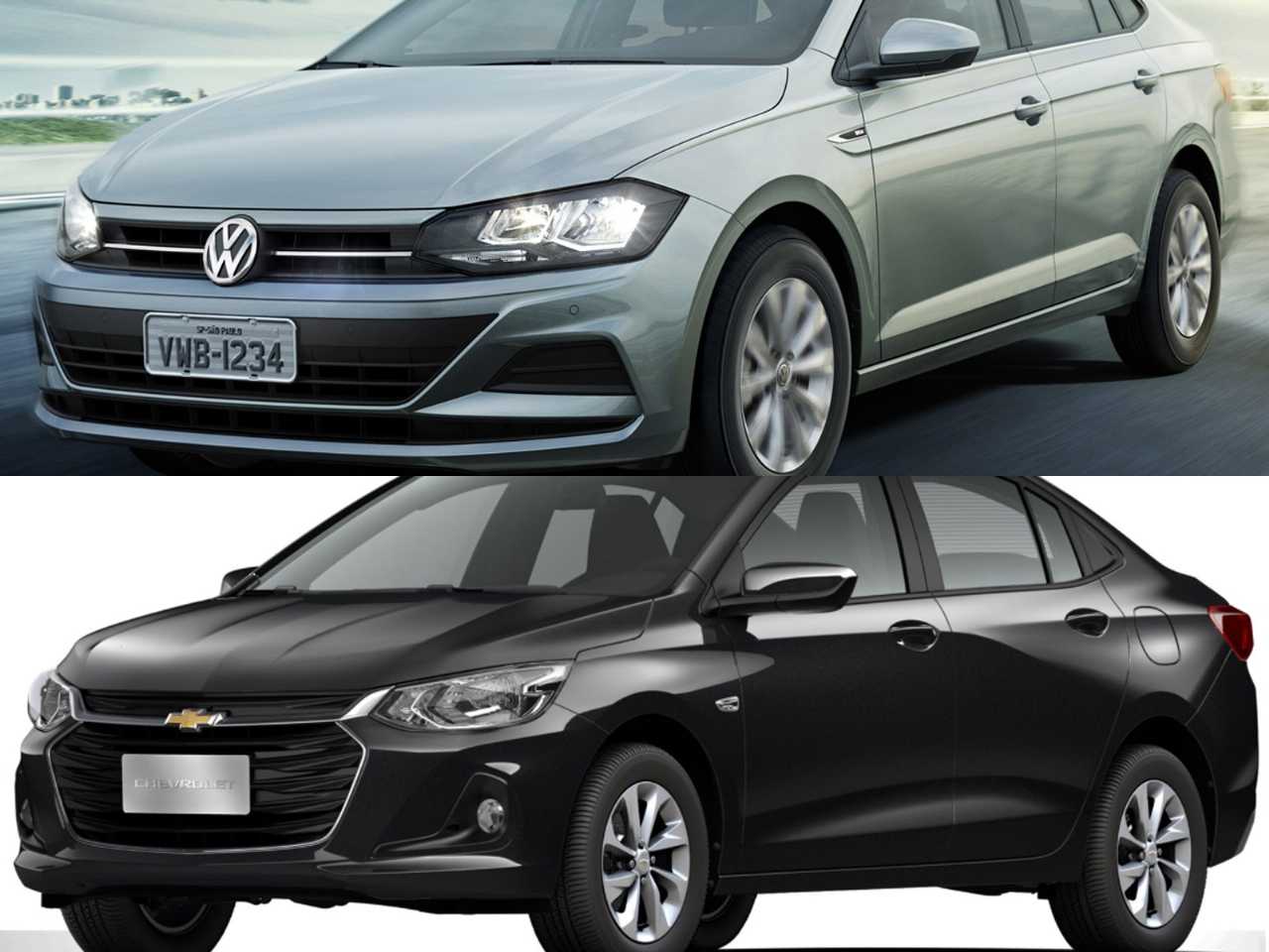 Sedãs com câmbio manual: Virtus 1.6 ou Onix Plus LT?
