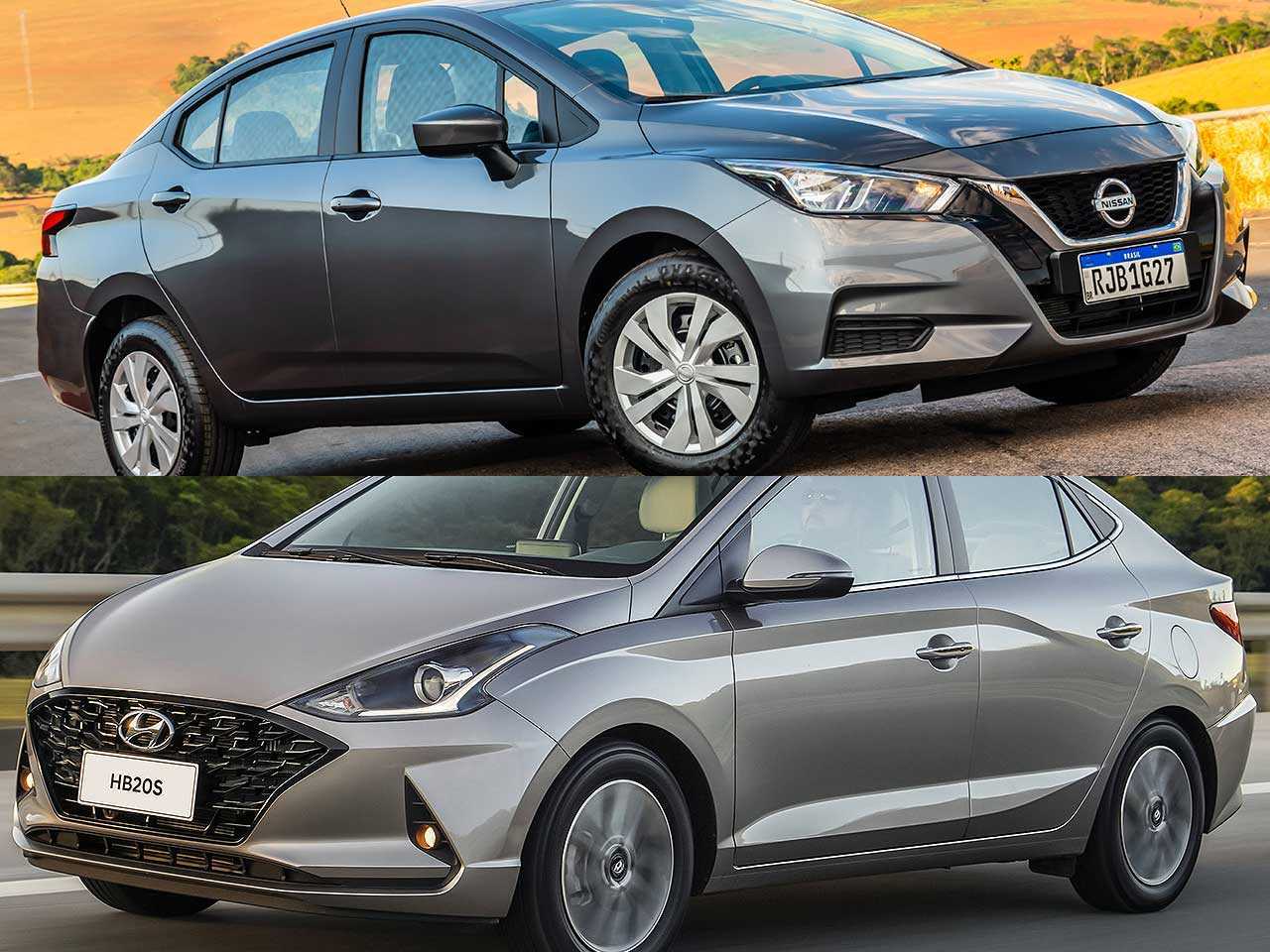 Sedãs na faixa de R$ 80.000: Versa Sense CVT ou HB20S Vision?
