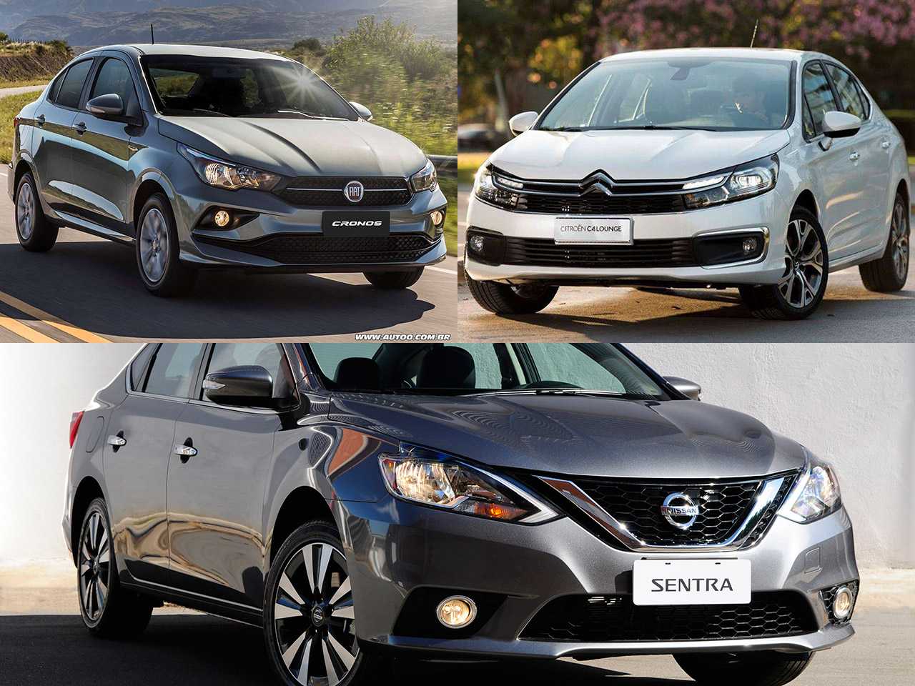 Sedãs usados: Nissan Sentra, Citroën C4 Lounge ou Fiat Cronos?