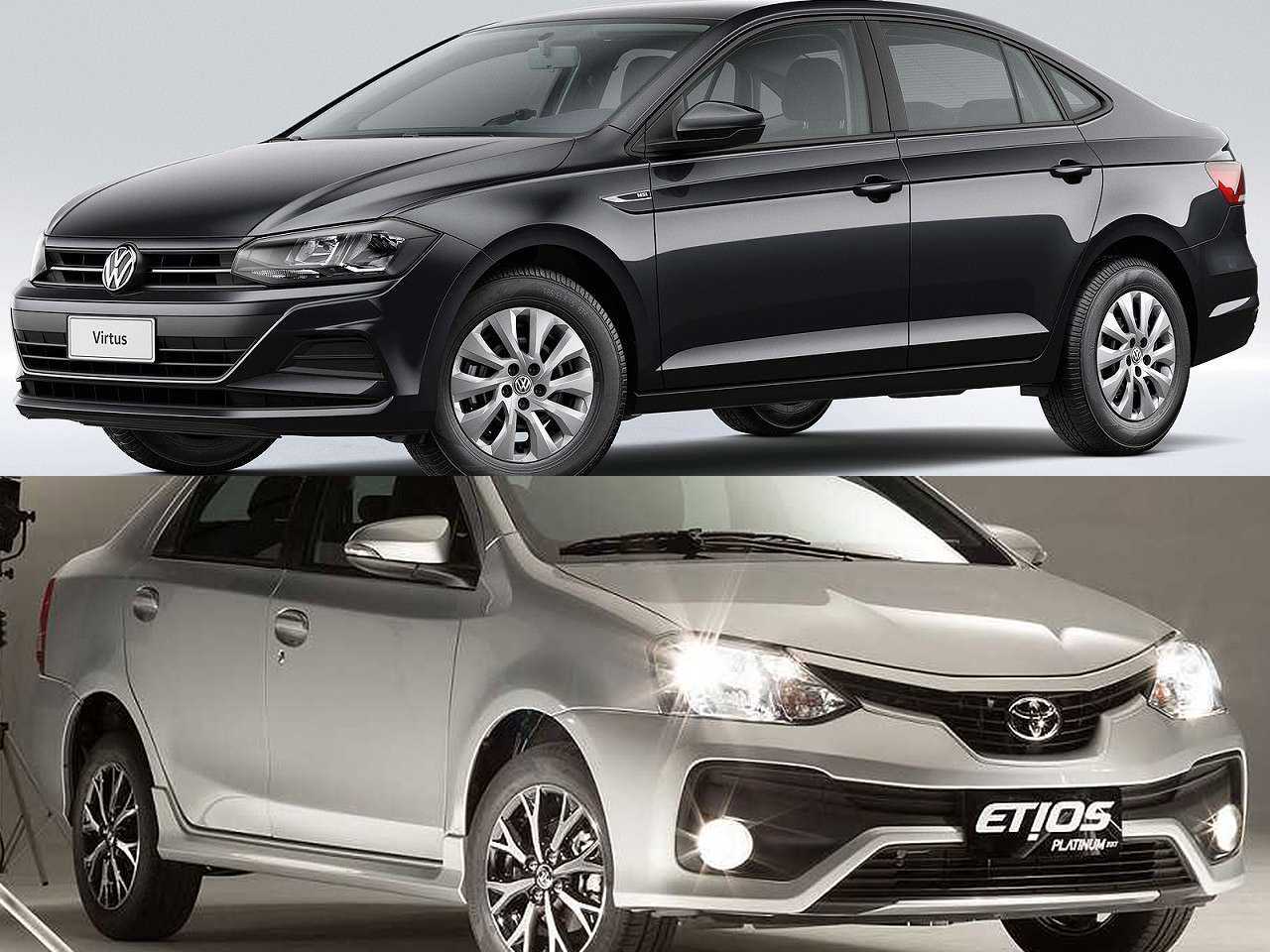 Seminovos: Etios Sedã Platinum 2018 ou um Virtus 1.6 automático 2019?