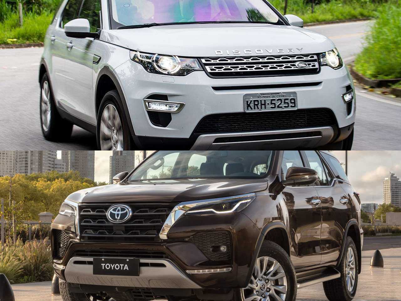 SUVs na faixa de R$ 360 mil: Toyota SW4 ou Land Rover Discovery Sport?