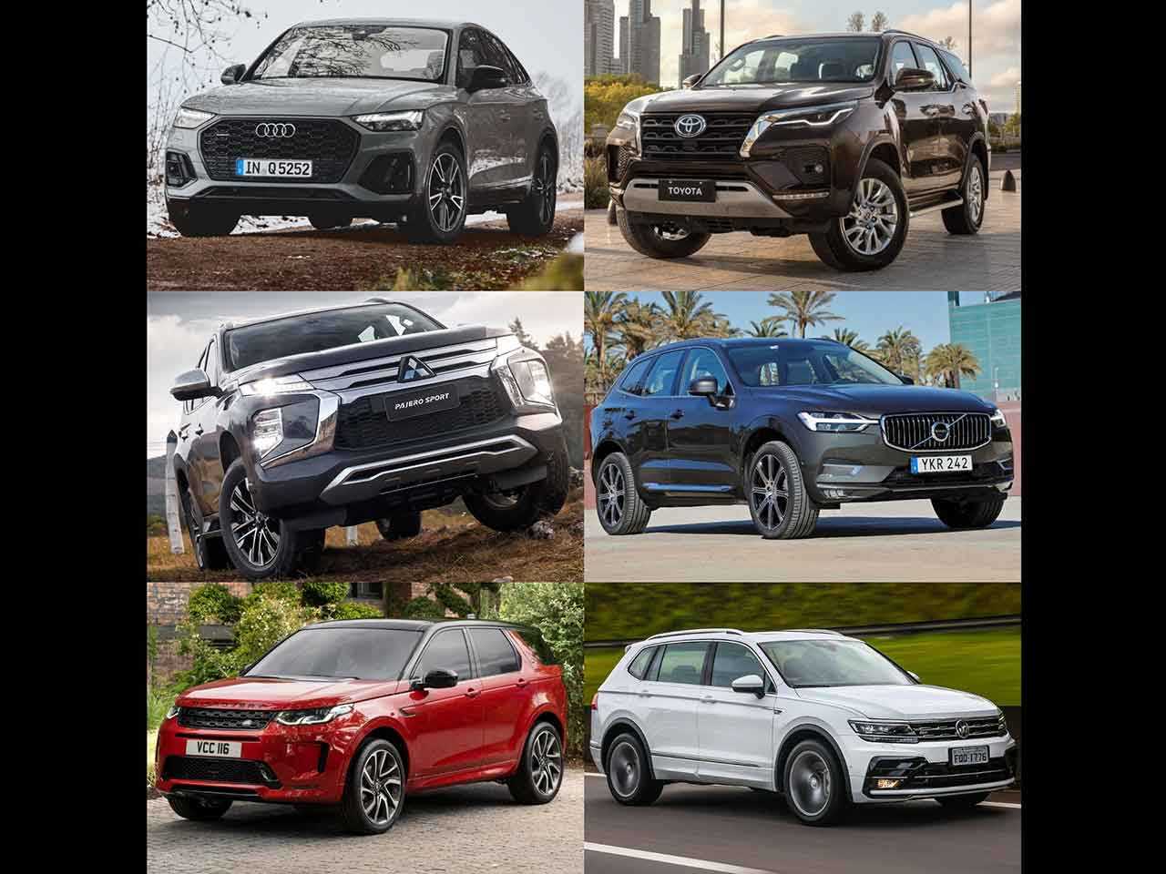 SUVs premium: XC60, Discovery Sport, Q5, Tiguan Allspace, Pajero Sport ou SW4?