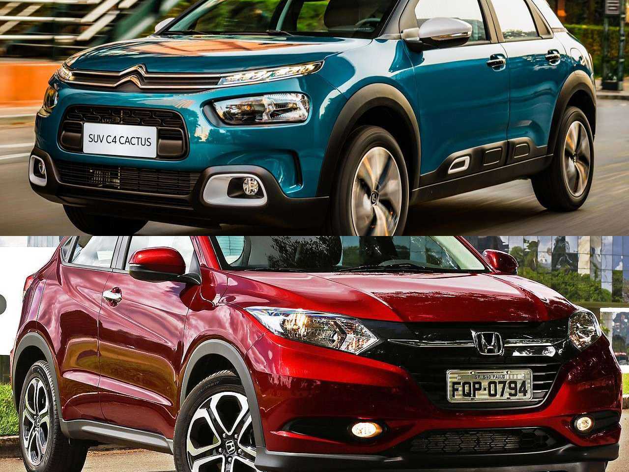 SUVs seminovos: C4 Cactus Shine Pack 2019 ou um HR-V EXL 2016?