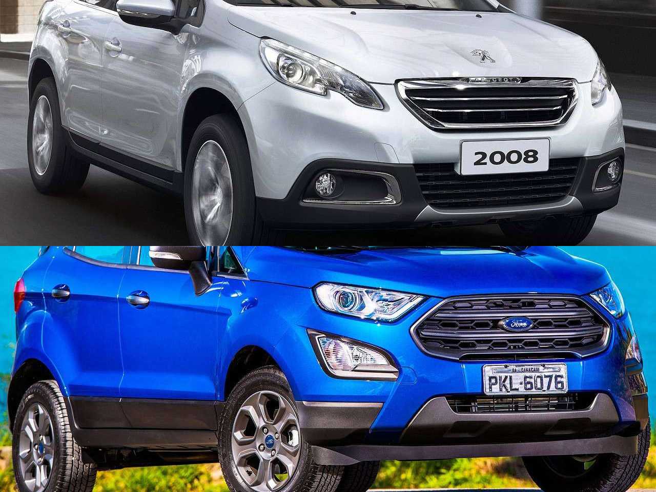 SUVs seminovos: Peugeot 2008 ou Ford EcoSport?